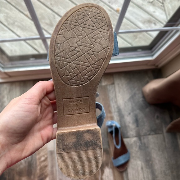 Blue Sandal with Ankle Strap - Picture 5 of 9